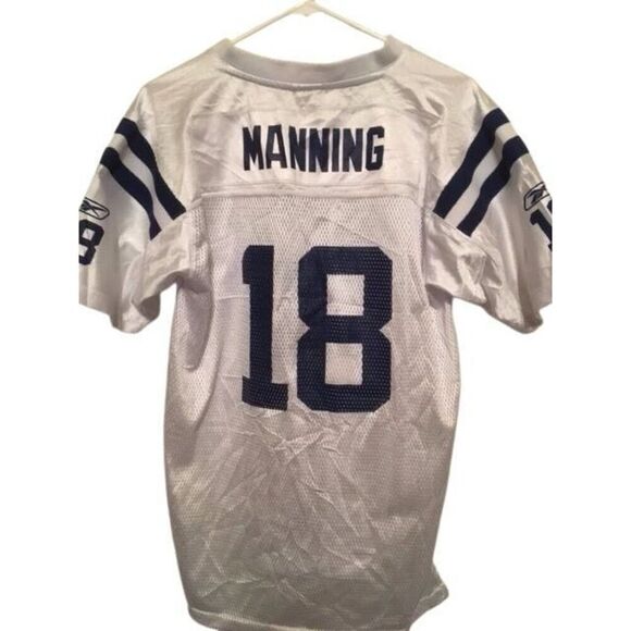 INDIANAPOLIS COLTS PEYTON MANNING SIZE YOUTH XL REEBOK JERSEY - Picture 1 of 6